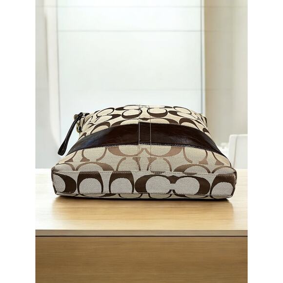 Y2K Coach 12824 Chelsea Signature Stripe Hobo Bag & Signature Long Wallet - Picture 5 of 16